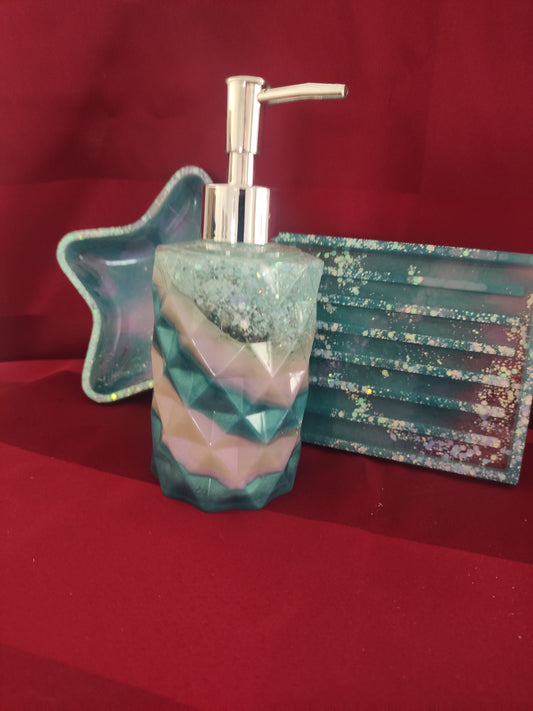 Badezimmer-Set hellblauen